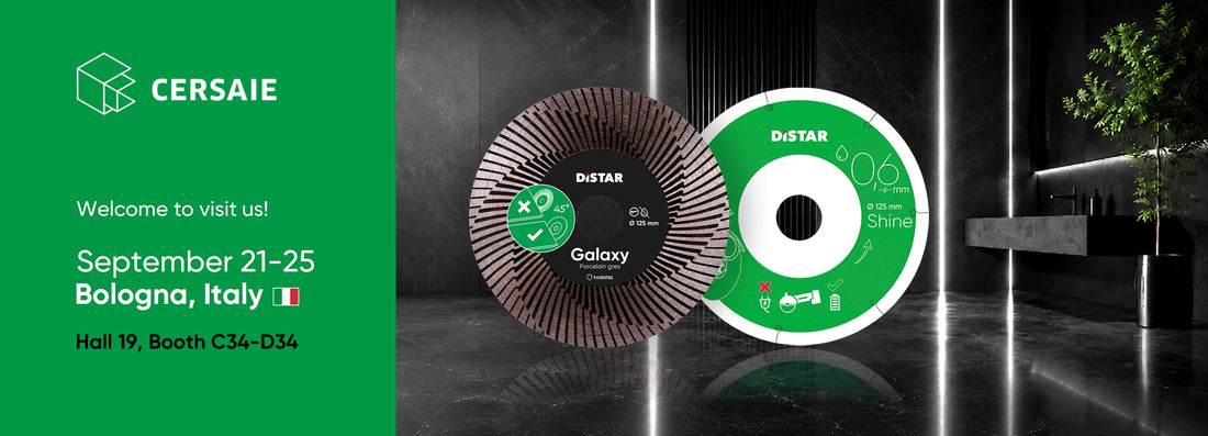 Distar στην έκθεση Cersaie στη Μπολόνια – Pavilion 19, Stand C34–D34, 21 έως 25 Σεπτεμβρίου.