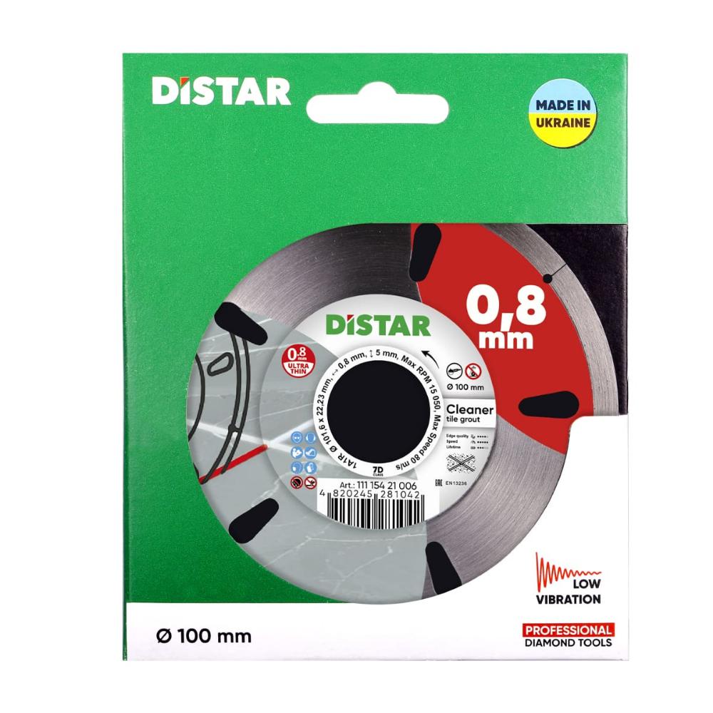 Διαμαντόδισκος Αφαίρεσης Αρμών 101.6x0.8 Cleaner Distar