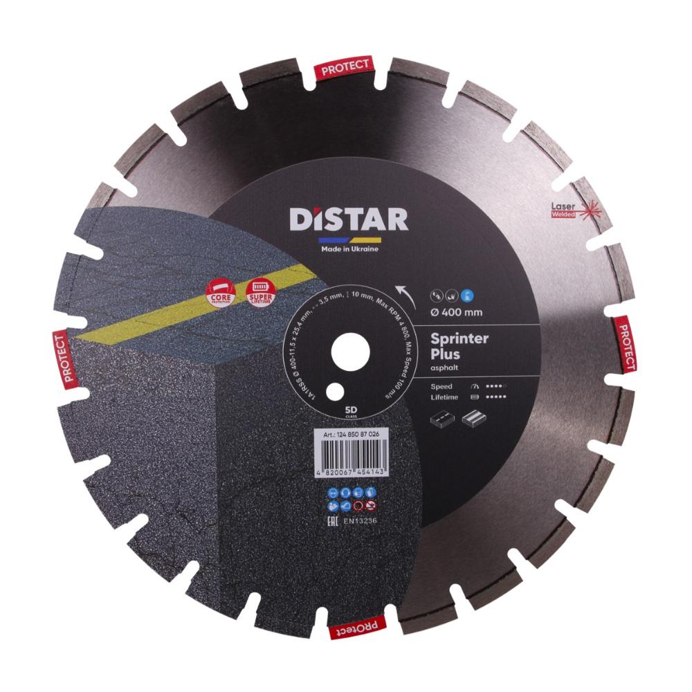 Διαμαντόδισκος Ασφάλτου Sprinter Plus 400x3,5/2,5x10x25,4 Distar