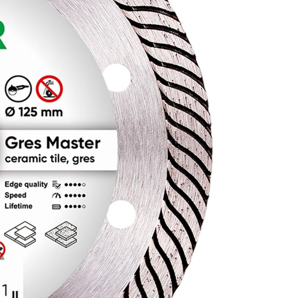 Διαμαντόδισκος Πορσελάνης Gres Master 125x1,4x10x22,23 Distar