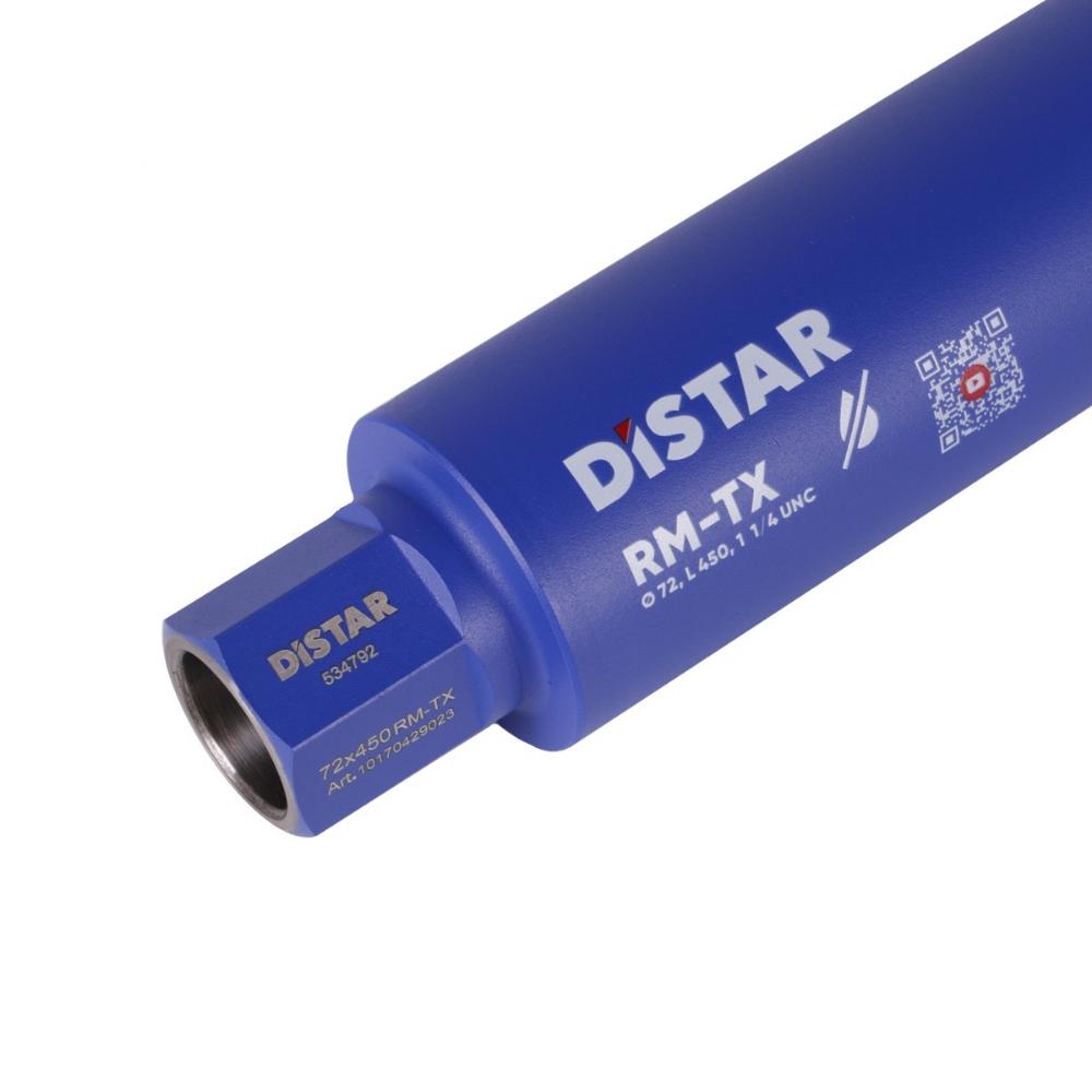 Διαμαντοκορώνα Καροτιέρας Ξηρής Κοπής 72x450mm x 1 1/4 RM-TX Distar