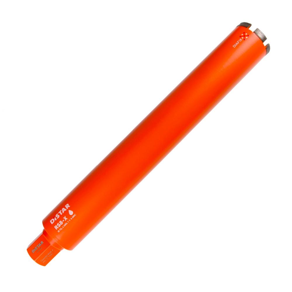 Διαμαντοκορώνα Καροτιέρας Υγρής Κοπής 72x450mm x 1 1/4 RS8-X Distar