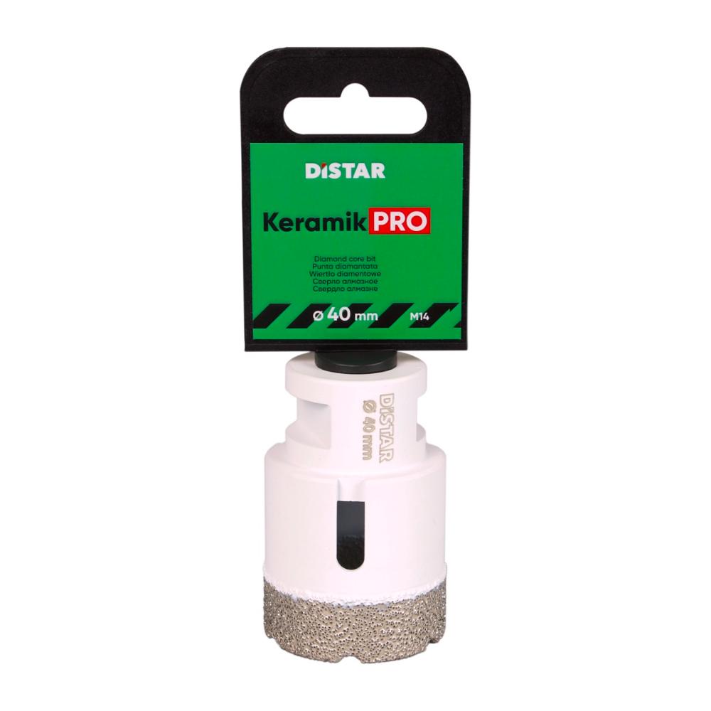 Διαμαντοτρύπανο Γωνιακών Τροχών Ξηρής Κοπής 40mm x 35mm M14 Keramik Pro Distar