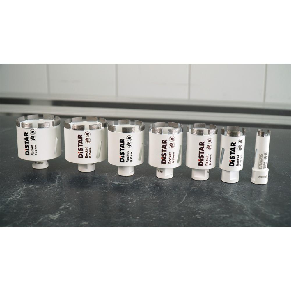 Διαμαντοτρύπανο Γωνιακών Τροχών Ξηρής Κοπής 68mm M14 Rocket Distar