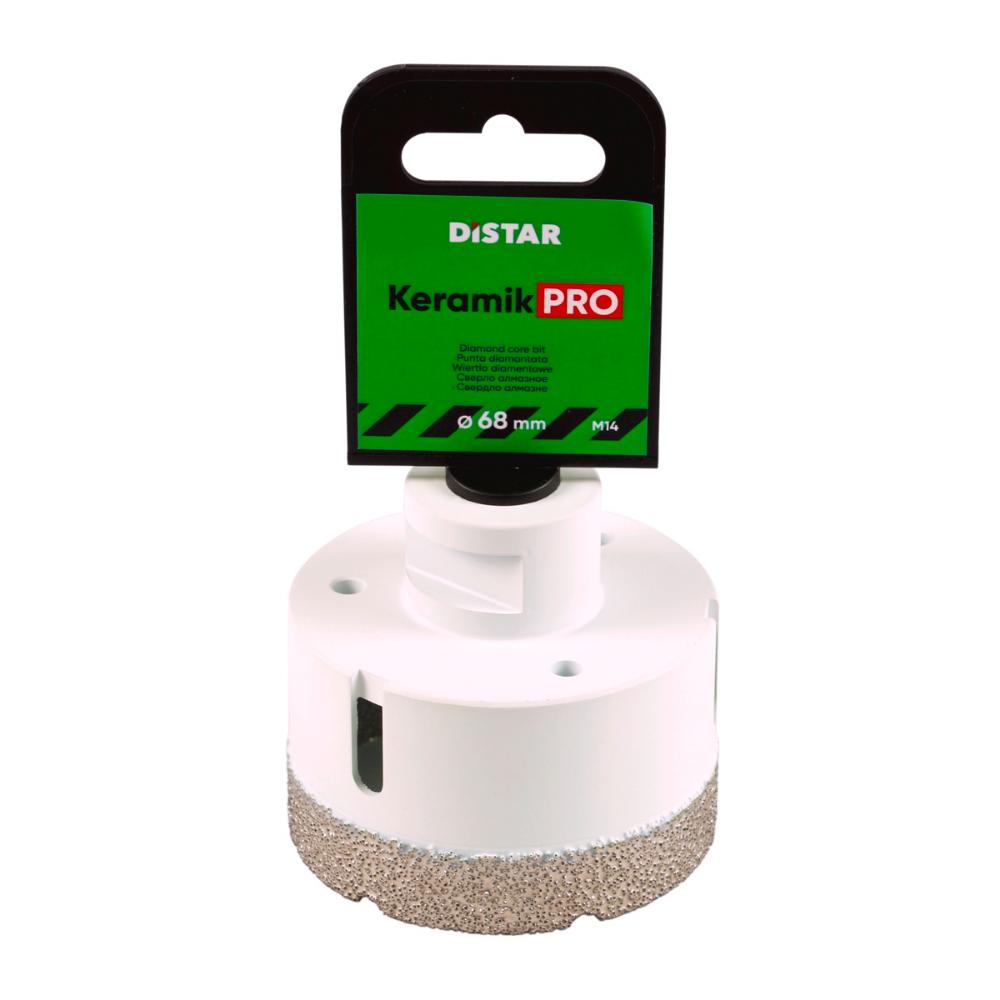 Διαμαντοτρύπανο Γωνιακών Τροχών Ξηρής Κοπής 68mm x 35mm M14 Keramik Pro Distar