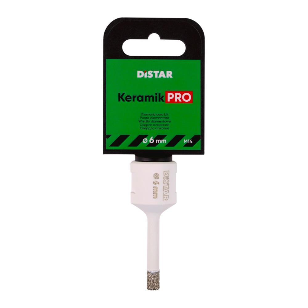 Διαμαντοτρύπανο Γωνιακών Τροχών Ξηρής Κοπής 6mm x 30mm M14 Keramik Pro Distar