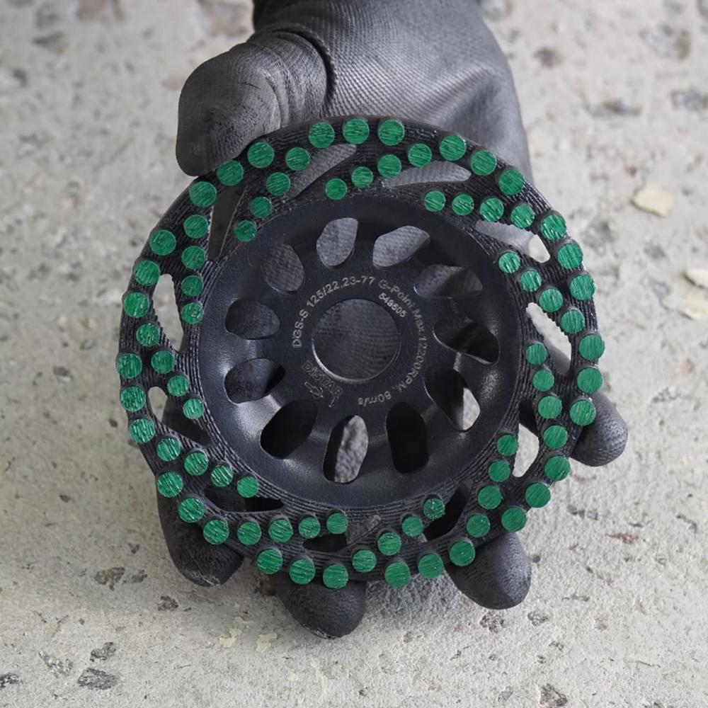 Δίσκος Λείανσης Δομικών Υλικών 125mm DGS-S Green Point Distar