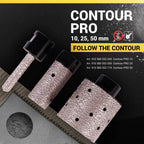 Φρέζα Διαμαντιού Γωνιακών Τροχών 50mm x 50mm M14 ContourPro Distar