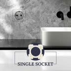 Κρυφή Πρίζα Μαύρο Χρώμα Edplit Socket Mechanism