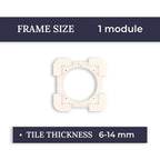 Κρυφό Module Frame Edplit Για Πρίζα ή Διακόπτη Μονό