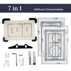 Κρυφό Μπουτόν Λεκάνης Edplit M1 – Hidden Flush Button (7 σε 1)