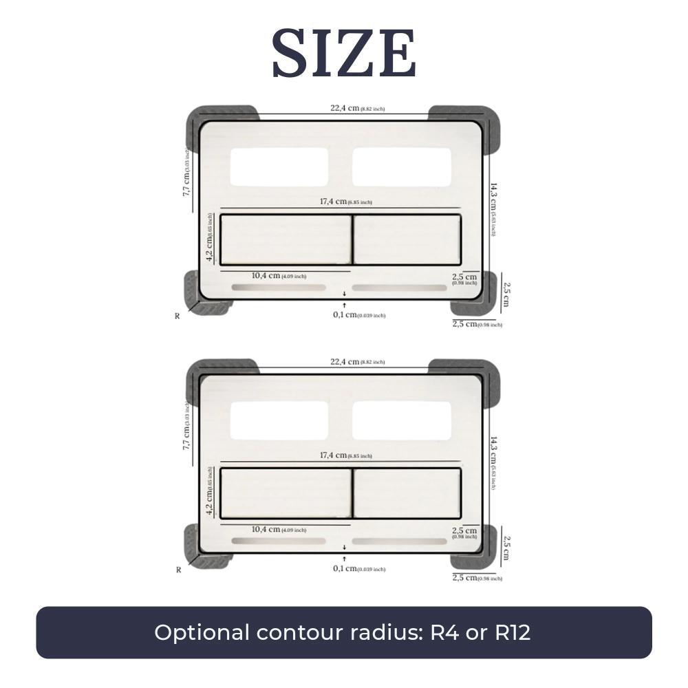 Κρυφό Μπουτόν Λεκάνης Edplit M2 – Hidden Flush Button (7 Σε 1)