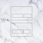 Κρυφό Μπουτόν Λεκάνης Edplit M2 – Hidden Flush Button (7 Σε 1)