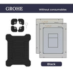 Κρυφό Μπουτόν Λεκάνης Edplit M3 – Hidden Flush Button για GROHE Μαύρο (Χωρίς Αναλώσιμα)