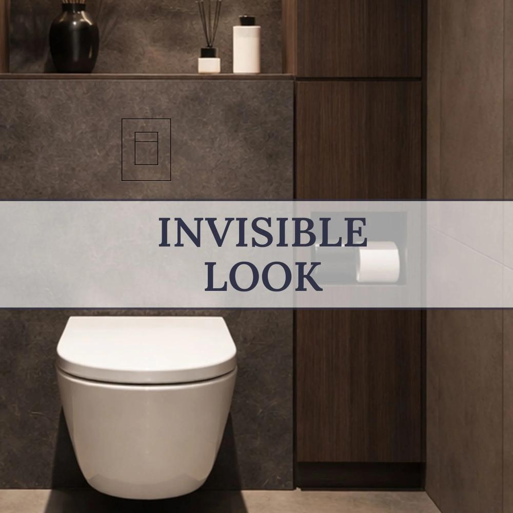 Κρυφό Μπουτόν Λεκάνης Edplit M3 – Hidden Flush Button για GROHE Μαύρο (Χωρίς Αναλώσιμα)