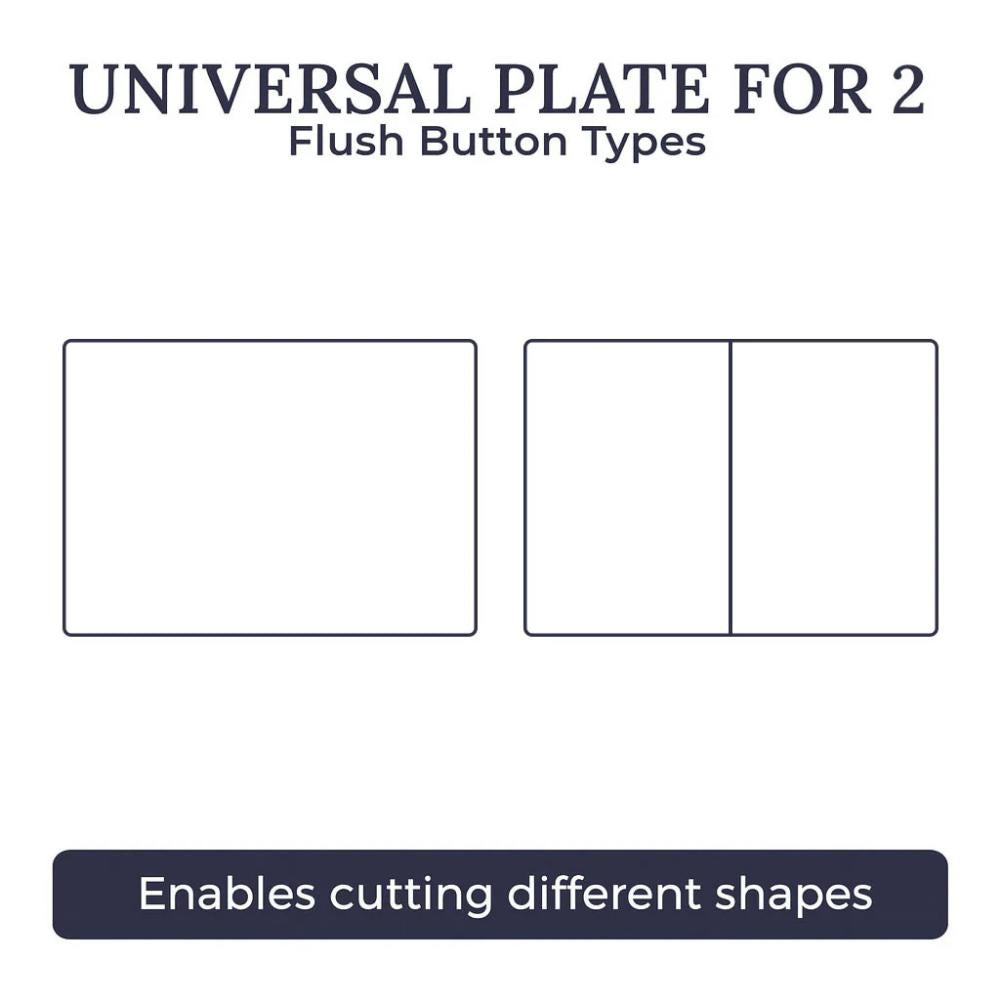 Κρυφό Μπουτόν Λεκάνης Edplit M4 – Hidden Flush Button Frameless (11 in 1, Χωρίς Αναλώσιμα)