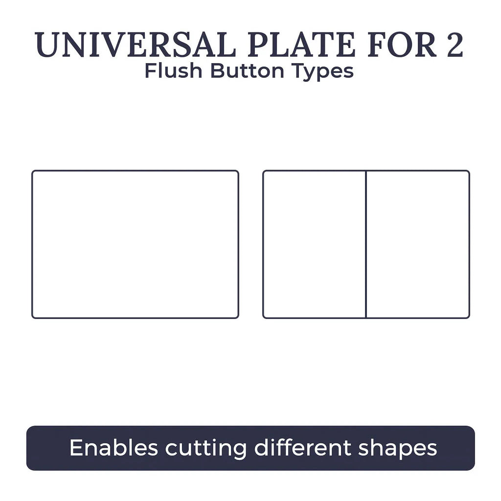 Κρυφό Μπουτόν Λεκάνης Edplit M4 – Hidden Flush Button Frameless (Geberit Sigma Χωρίς Αναλώσιμα)
