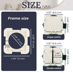 Κρυφός Διακόπτης Διπλός Edplit – Hidden Switch Module (Invisible Push Switch)