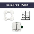 Κρυφός Διακόπτης Διπλός Edplit – Hidden Switch Module (Invisible Push Switch)