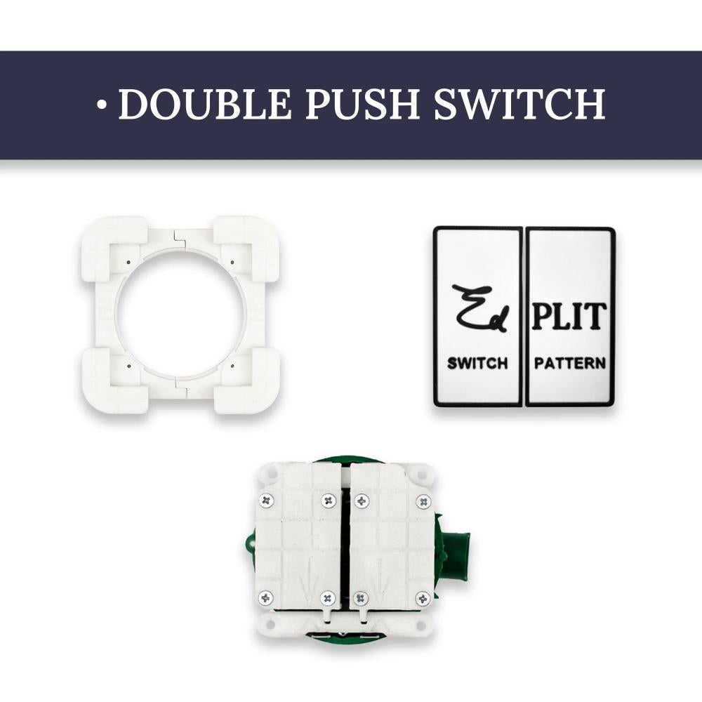 Κρυφός Διακόπτης Διπλός Edplit – Hidden Switch Module (Invisible Push Switch)