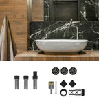 Κρυφό Σετ Άγκριστρο Πετσέτας Edplit – Hidden Towel Holder Set (3 Τεμάχια)