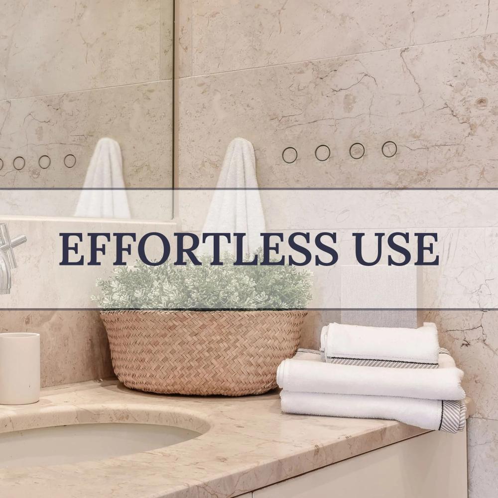 Κρυφό Σετ Άγκριστρο Πετσέτας Edplit – Hidden Towel Holder Set (3 Τεμάχια)