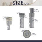 Κρυφό Σετ Άγκριστρο Πετσέτας Edplit – Hidden Towel Holder Set (5 Τεμάχια)