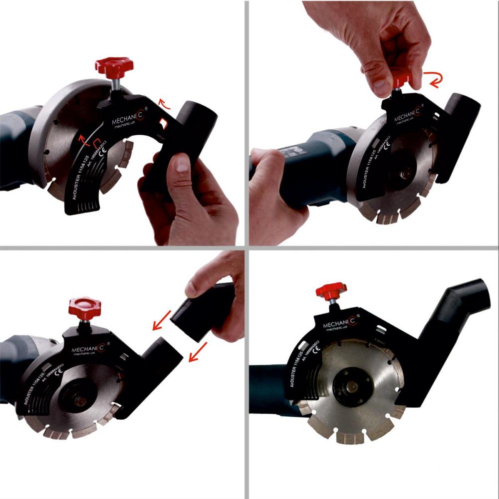 Σύστημα Συλλογής Σκόνης Για Γωνιακούς Τροχούς 230 AirDuster Distar